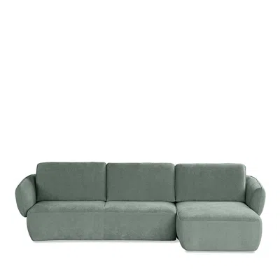 Giuseppe Nicoletti Luna 2 Piece Sectional In Capriccio  - Verde