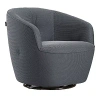 Giuseppe Nicoletti Maglia Swivel Chair In Texture 3d-8349-18 Grigio Chairo