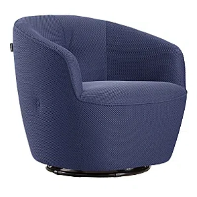 Giuseppe Nicoletti Maglia Swivel Chair In Texture 3d-8349-20 Viola