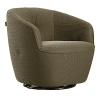 Giuseppe Nicoletti Maglia Swivel Chair In Texture 3d-8349-9 Grigio