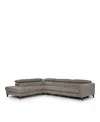 Giuseppe Nicoletti Messina Three Piece Leather Sectional