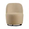 Giuseppe Nicoletti Mondo Swivel In Bull  Biscotto