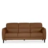 Giuseppe Nicoletti Noto Three Seat Leather Sofa In Bull  - Cuoio