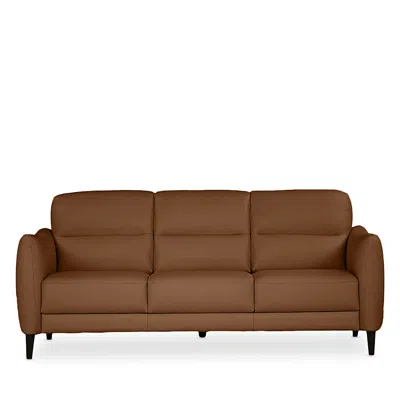 Giuseppe Nicoletti Noto Three Seat Leather Sofa In Bull  - Cuoio