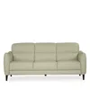 Giuseppe Nicoletti Noto Three Seat Leather Sofa In Bull  - Ice