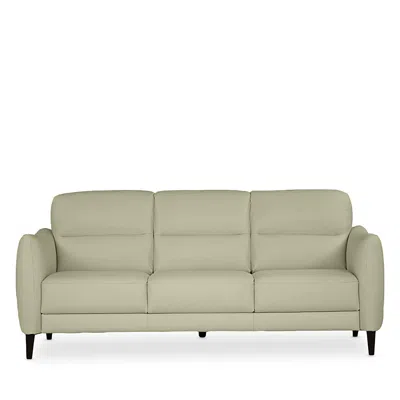 Giuseppe Nicoletti Noto Three Seat Leather Sofa In Bull  - Ice