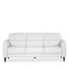 Giuseppe Nicoletti Noto Three Seat Leather Sofa In Bull  - Puro White