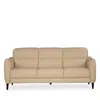 Giuseppe Nicoletti Noto Three Seat Leather Sofa In Neutral
