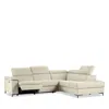 Giuseppe Nicoletti Nuccio Power Reclining Sectional In Torello  Bianco