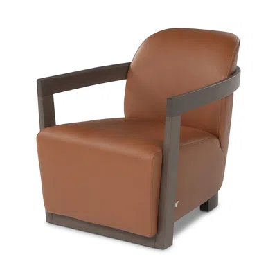 Giuseppe Nicoletti Palazzo Leather Chair In Anteres  - Tortora