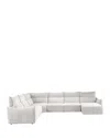 Giuseppe Nicoletti Paradiso 6 Piece Sectional In Baobab  - Bianco