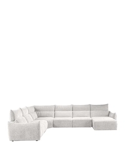 Giuseppe Nicoletti Paradiso 6 Piece Sectional In Baobab  - Bianco