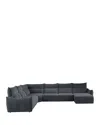 Giuseppe Nicoletti Paradiso 6 Piece Sectional In Baobab  - Grigio