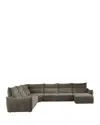 Giuseppe Nicoletti Paradiso 6 Piece Sectional In Baobab  - Tortora