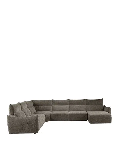 Giuseppe Nicoletti Paradiso 6 Piece Sectional In Baobab  - Tortora