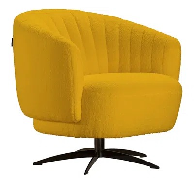 Giuseppe Nicoletti Punto Swivel Chair In Holly  Giallo