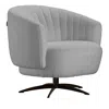 Giuseppe Nicoletti Punto Swivel Chair In Holly  Grigio