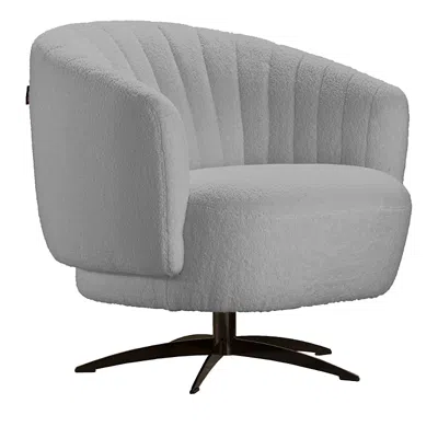 Giuseppe Nicoletti Punto Swivel Chair In Holly  Grigio