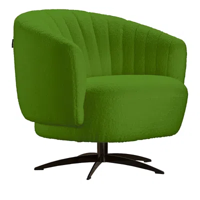 Giuseppe Nicoletti Punto Swivel Chair In Holly  Verde Acido