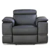 Giuseppe Nicoletti Ronaldo Power Reclining Chair In Bull  Black