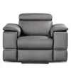 Giuseppe Nicoletti Ronaldo Power Reclining Chair In Bull  Grigio Scuro