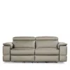Giuseppe Nicoletti Ronaldo Power Reclining Sofa In Bull  Ice