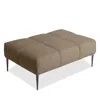 Giuseppe Nicoletti Soprano Rectangle Ottoman In Baobab -cammello