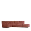 Giuseppe Nicoletti Trattino 5 Piece Power Reclining Sectional In Riccio  Arancio