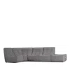 Giuseppe Nicoletti Trattino 5 Piece Power Reclining Sectional In Riccio  Fumo