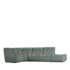 Giuseppe Nicoletti Trattino 5 Piece Power Reclining Sectional In Riccio  Menta