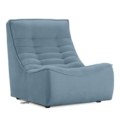 Giuseppe Nicoletti Trattino Armless Chair In Riccio  Celeste
