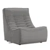 Giuseppe Nicoletti Trattino Armless Chair In Riccio  Fumo