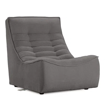 Giuseppe Nicoletti Trattino Armless Chair In Riccio  Grigio