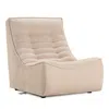 Giuseppe Nicoletti Trattino Armless Chair In Riccio  Sabbia