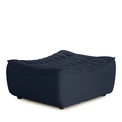 Giuseppe Nicoletti Trattino Ottoman In Riccio  Blu