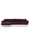 Giuseppe Nicoletti Vittorio Sectional In You  Bordeaux