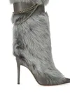 Giuseppe Zanotti 105mm Amaia Boots In Grey