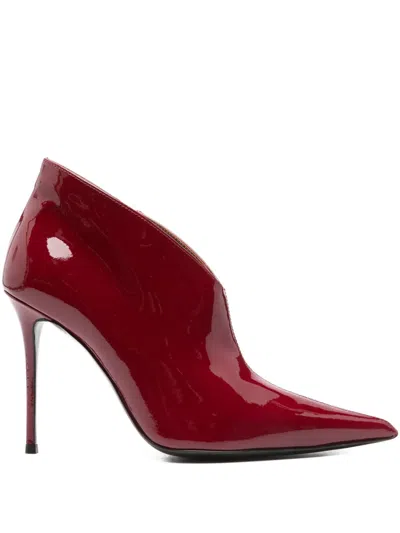 Giuseppe Zanotti 105mm Cluedo Pointed-toe Ankle Boots In Red