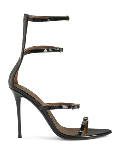 Giuseppe Zanotti 105mm Giselle Sandals In Schwarz