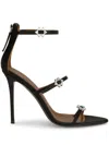 Giuseppe Zanotti Metallic Leather Ankle-strap Sandals In Multi