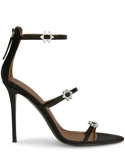 Giuseppe Zanotti Metallic Leather Ankle-strap Sandals In Multi