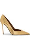 Giuseppe Zanotti 105mm Raquel Pumps In Gold