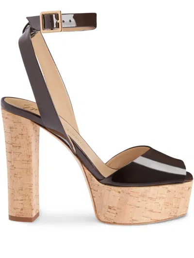 Giuseppe Zanotti 120mm Betty Sandals In Black