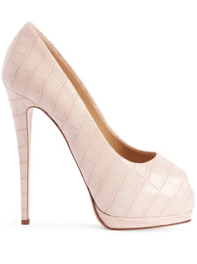 Giuseppe Zanotti High-heel Leather Pumps In Pink