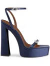 Giuseppe Zanotti Himari Wedge In Blue