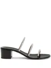 Giuseppe Zanotti Shiny Mignon In 黑色