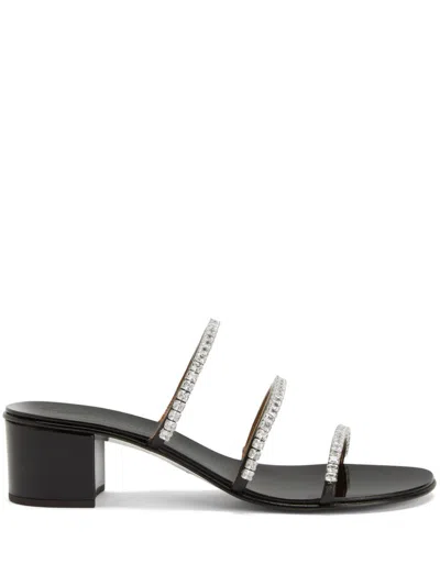 GIUSEPPE ZANOTTI 40MM SHINY MIGNON SANDALS