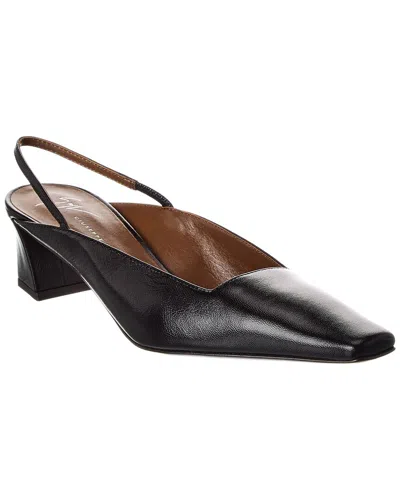 Giuseppe Zanotti 45 Leather Slingback Pump In Black