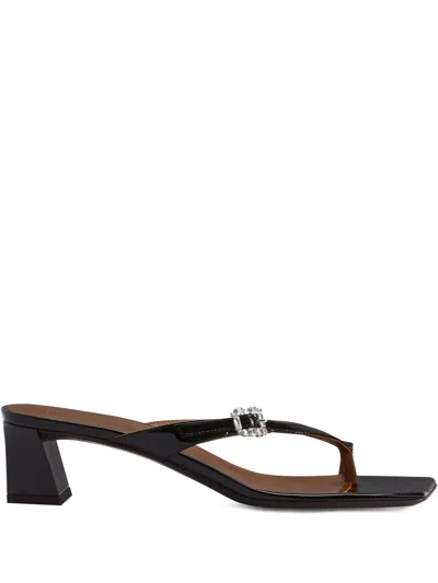 Giuseppe Zanotti 45mm Amandhine Sandals In Black