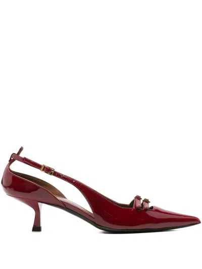 GIUSEPPE ZANOTTI 50MM LEATHER HEELED PUMPS